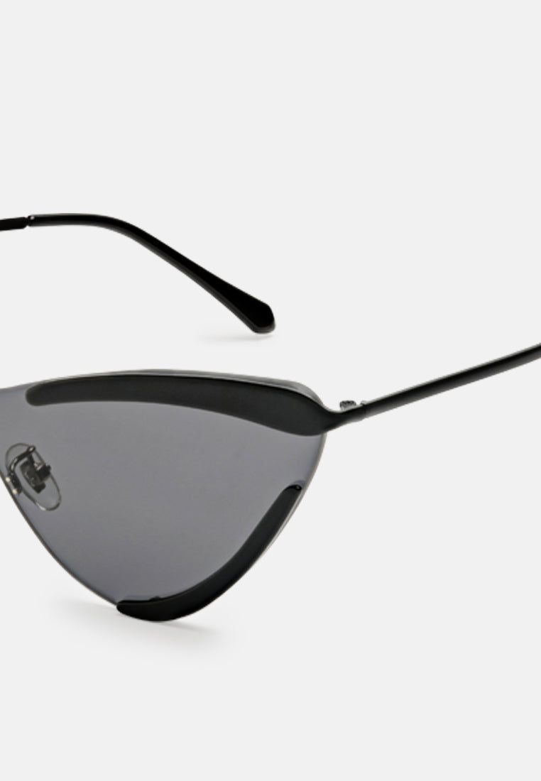eye fetish catyeye sunglasses#color_black