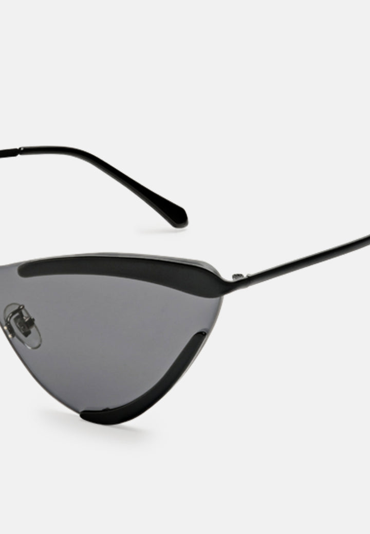 eye fetish catyeye sunglasses#color_black