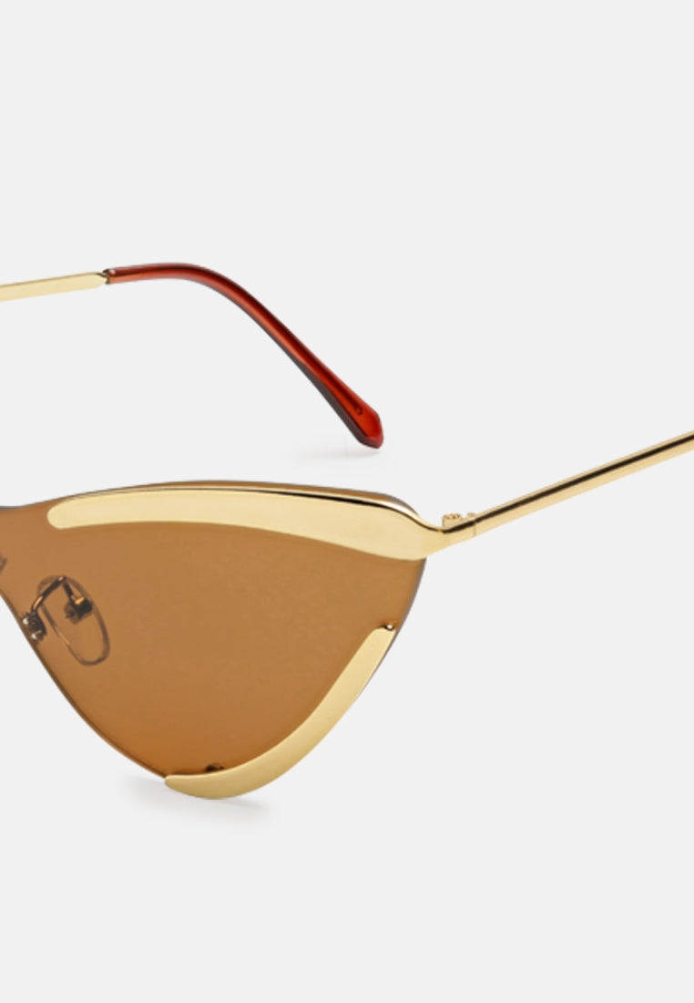 eye fetish catyeye sunglasses#color_gold