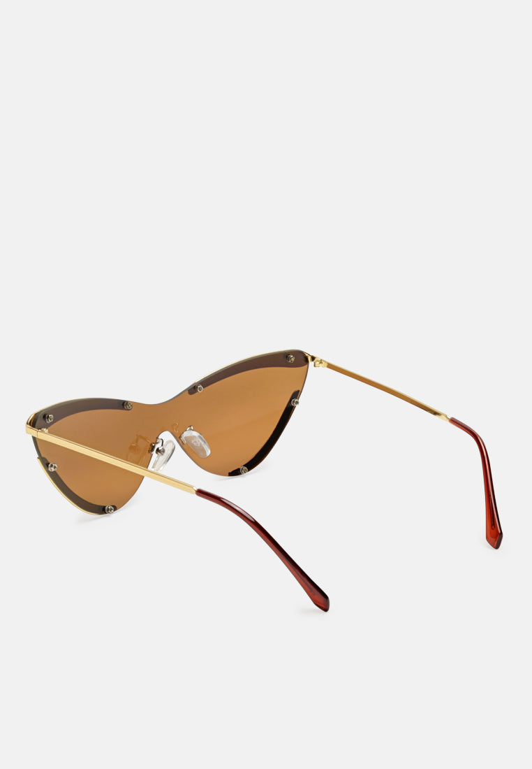 eye fetish catyeye sunglasses#color_gold