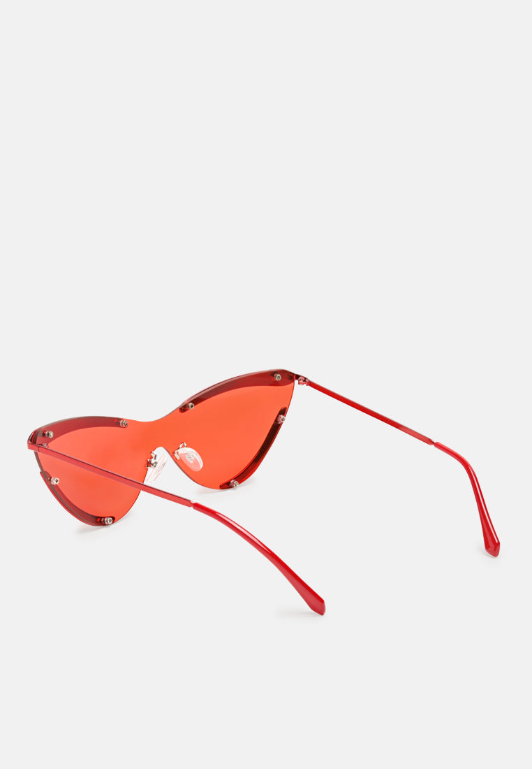 eye fetish catyeye sunglasses#color_red