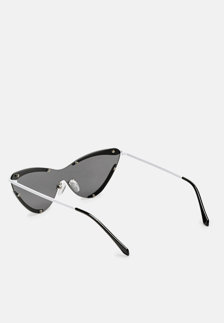 eye fetish catyeye sunglasses#color_white