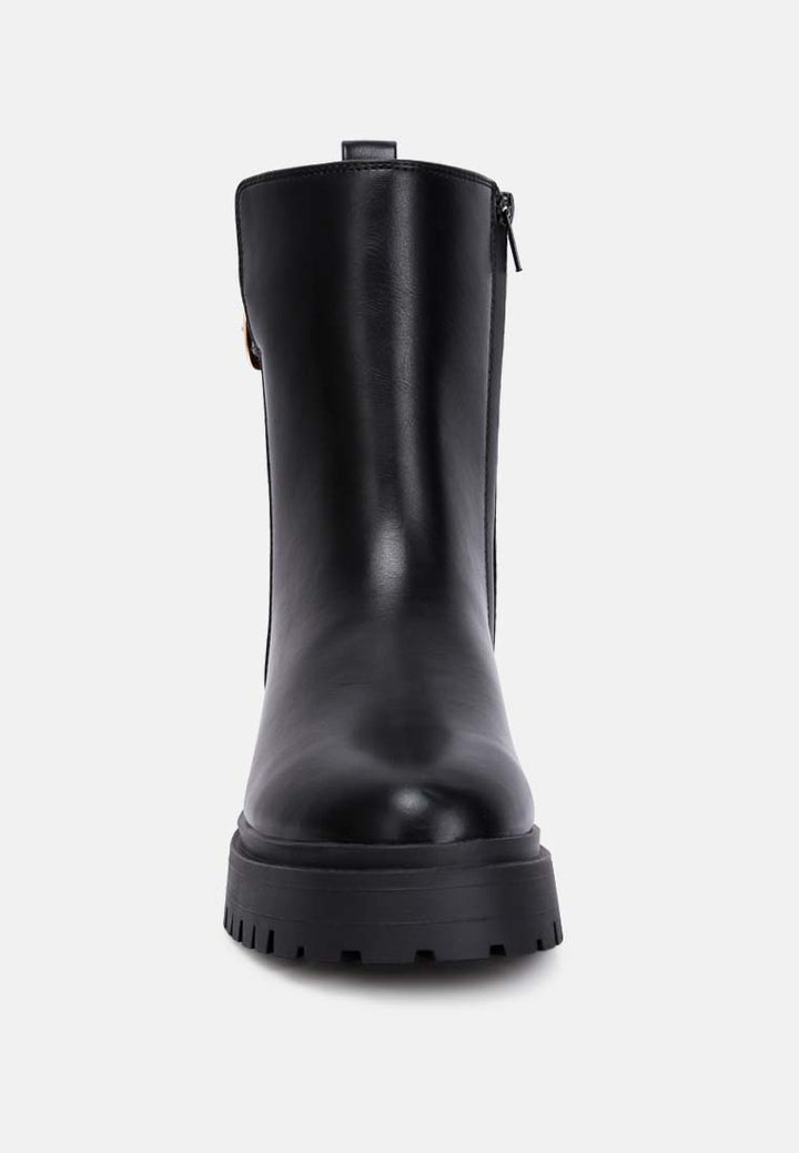 faux leather platform boots by ruw#color_black