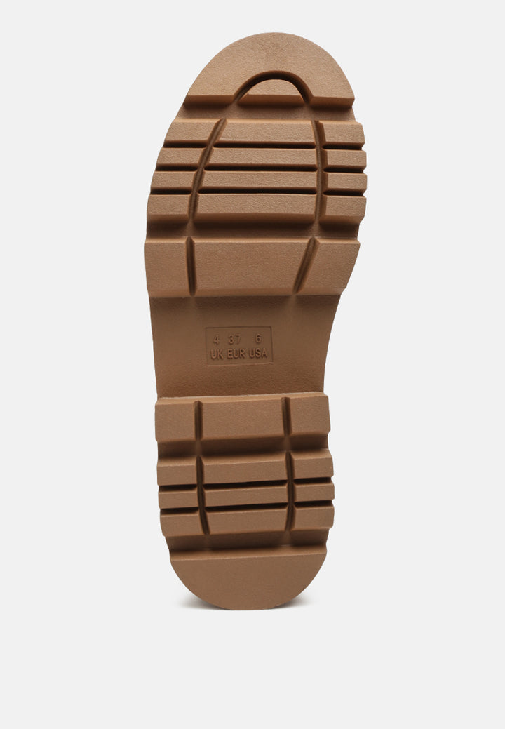 fornax lace -up  lug sole combat boots#color_beige