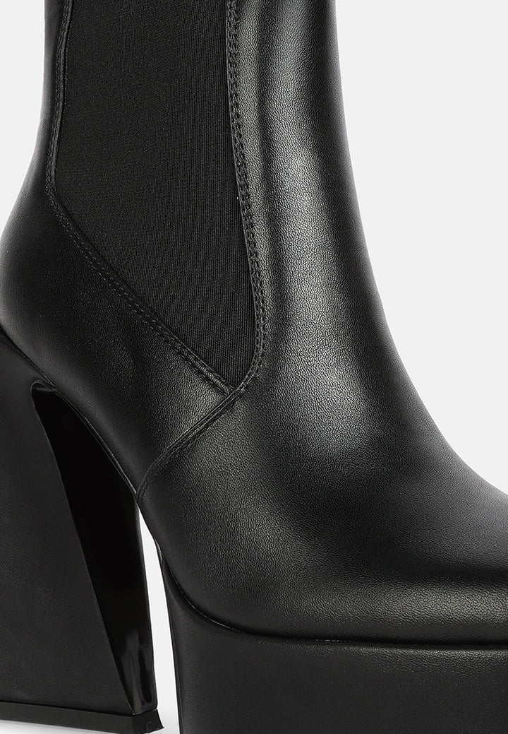 frosty high platform block heel chelsea boot by ruw#color_black