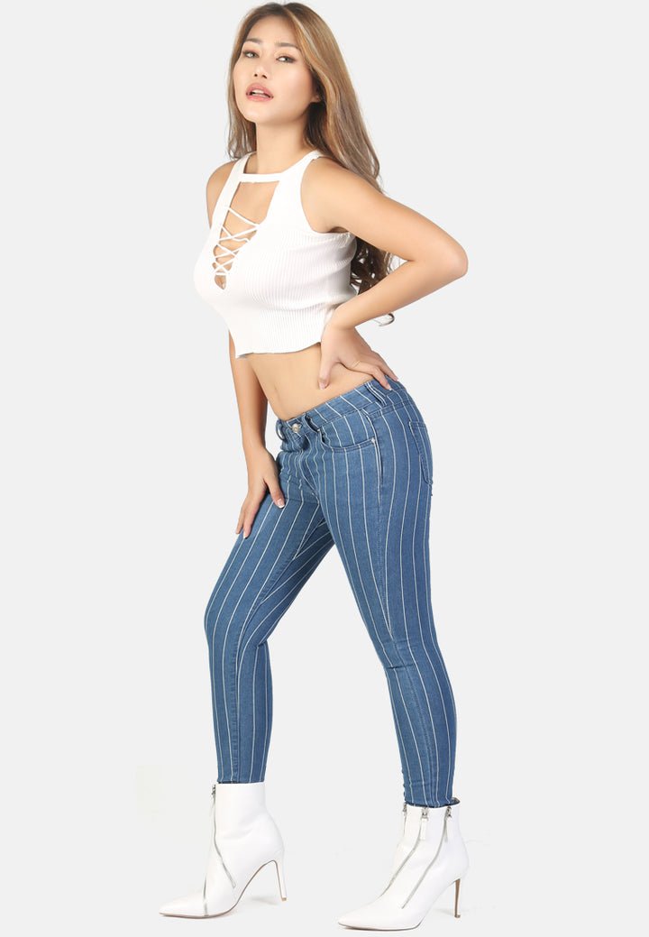 striped skinny jeans#color_light-blue