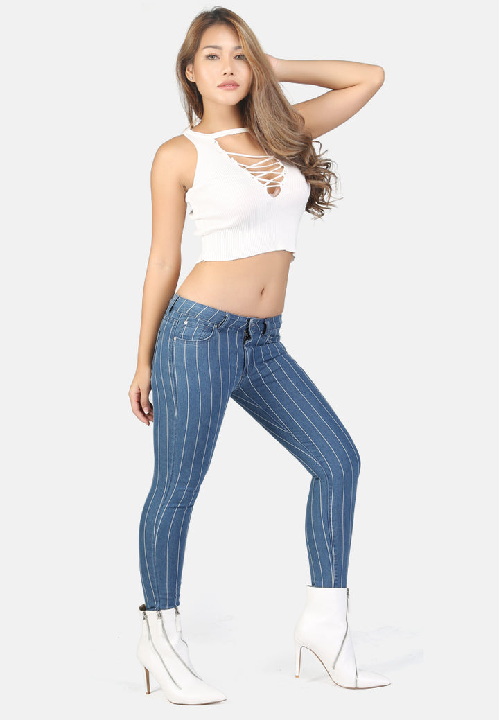 striped skinny jeans#color_light-blue