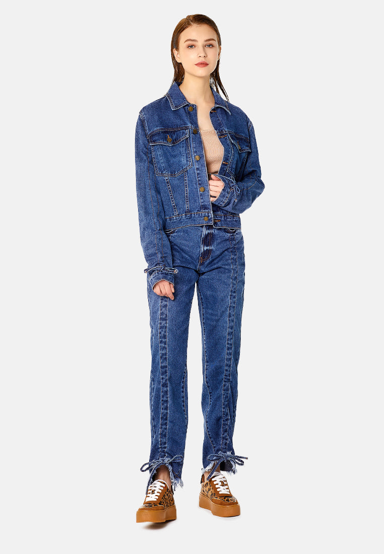full sleeve denim jacket#color_blue