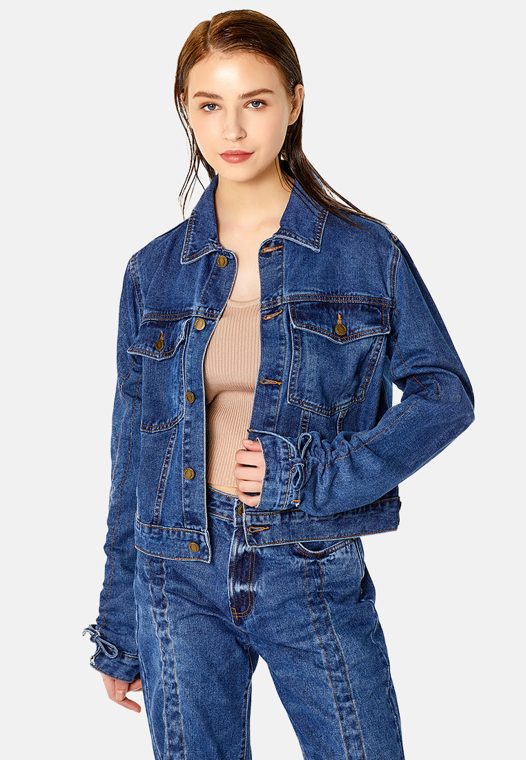full sleeve denim jacket#color_blue