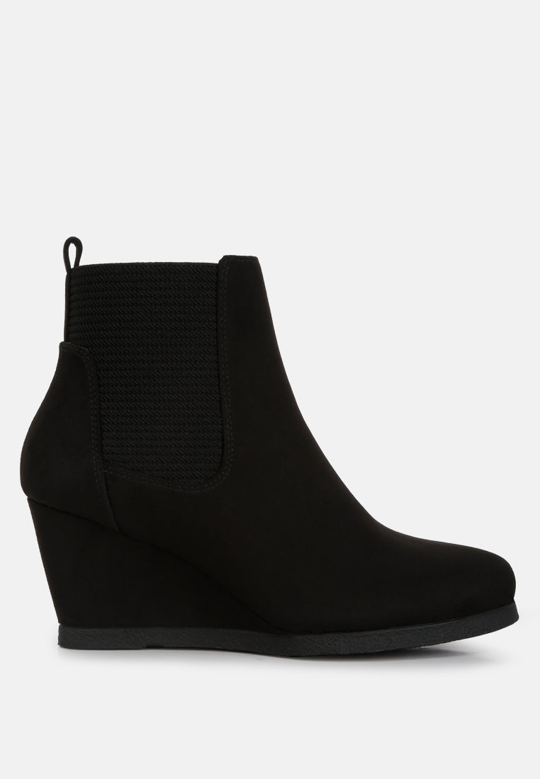 fynn wedge heel ankle length boots#color_black