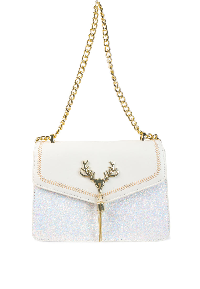 glitter envelope sling bag#color_white