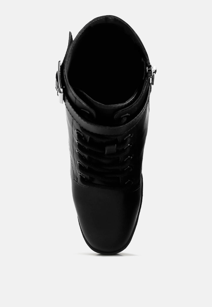 grahams faux leather lace up boots#color_black