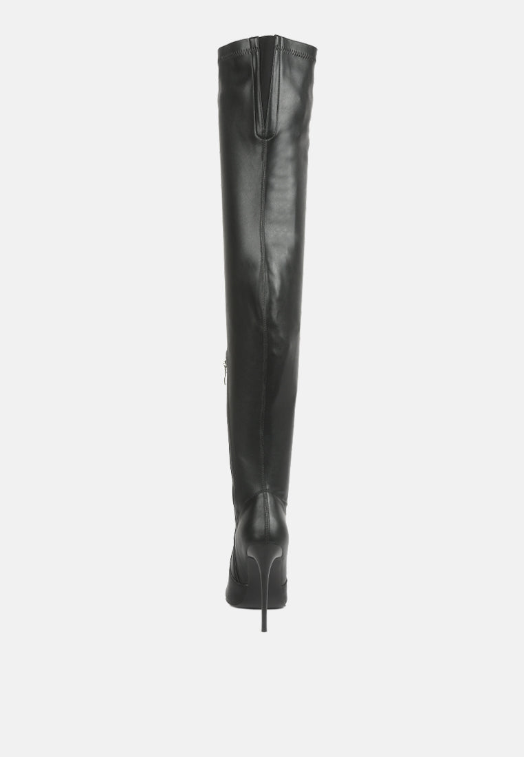 gush over knee heeled boots by ruw#color_black