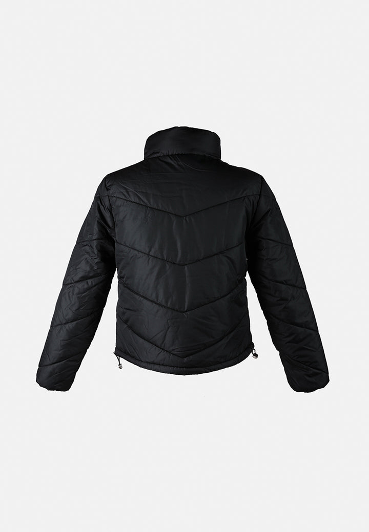 happening drawstring-waist jacket by ruw#color_black