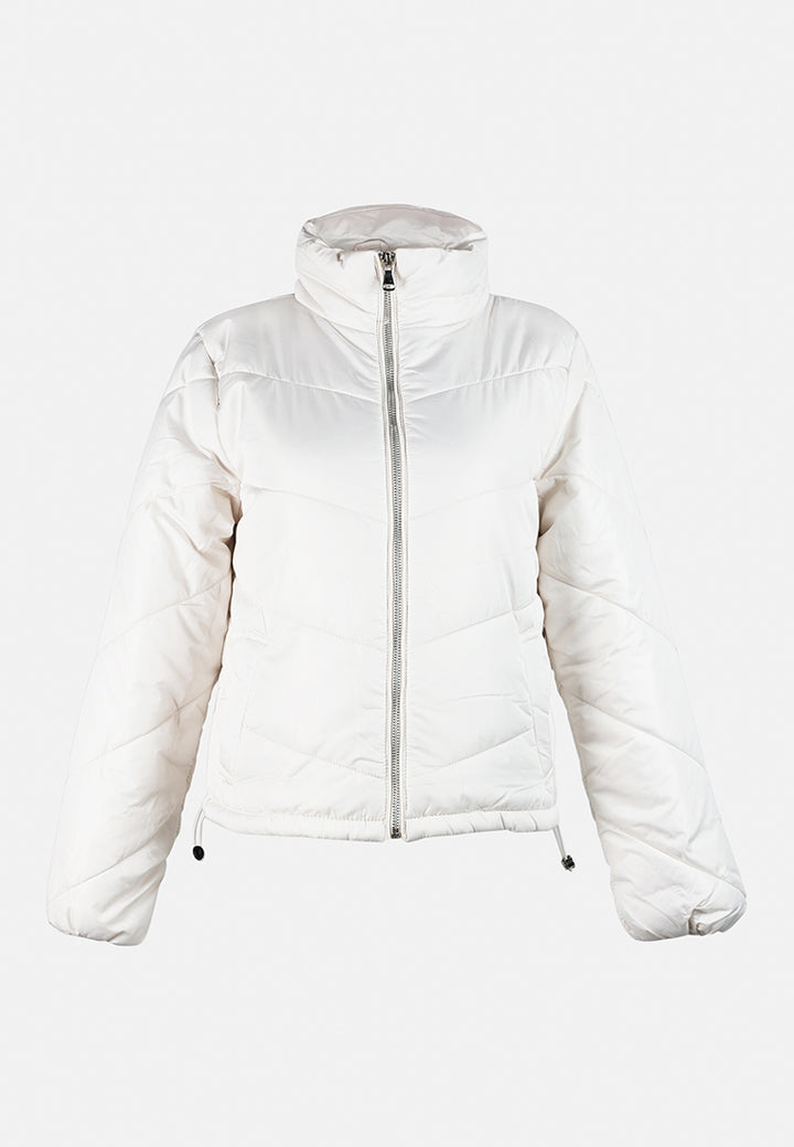 happening drawstring-waist jacket by ruw#color_off-white