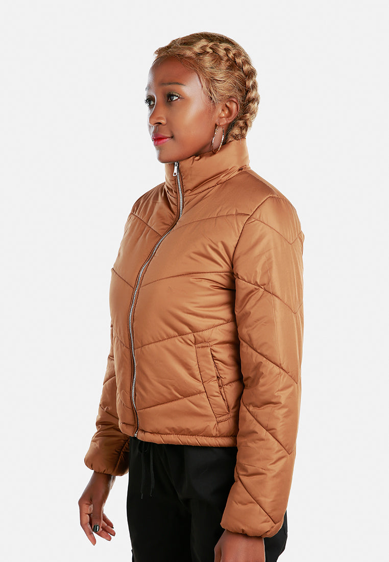 happening drawstring-waist jacket by ruw#color_brown