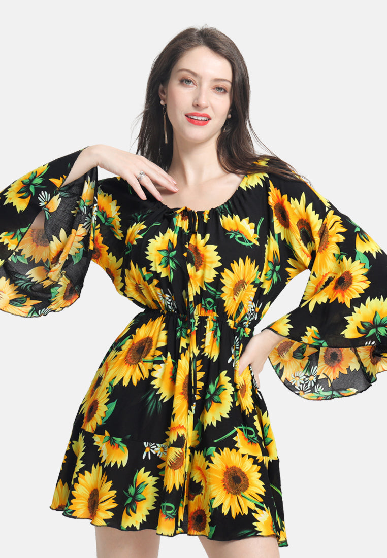 happy as ever sun dress#color_yellow-sunflower-pint