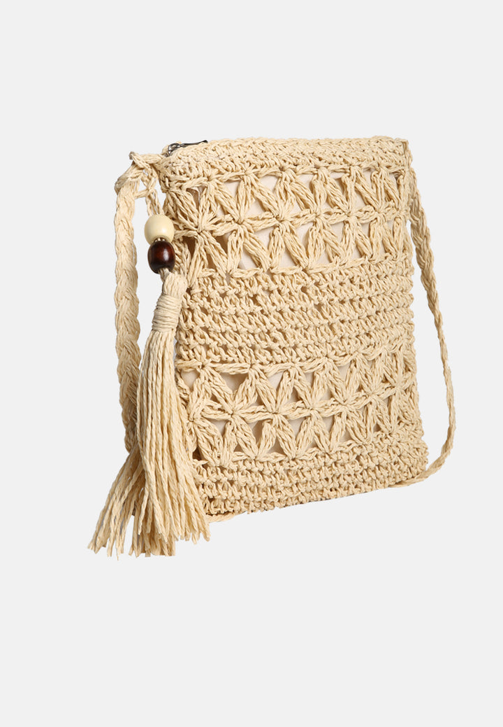 hay day beige paper straw crochet bag#color_light-beige
