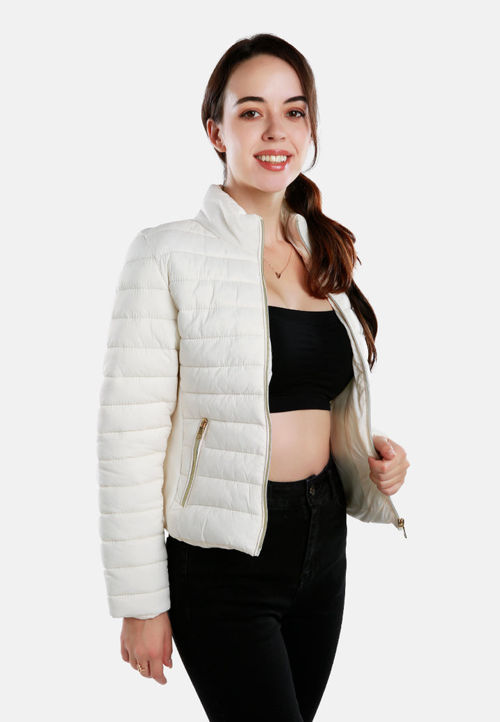 high collar quilted jacket#color_off-white