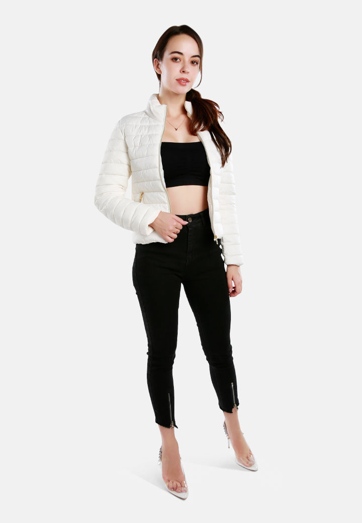 high collar quilted jacket#color_off-white
