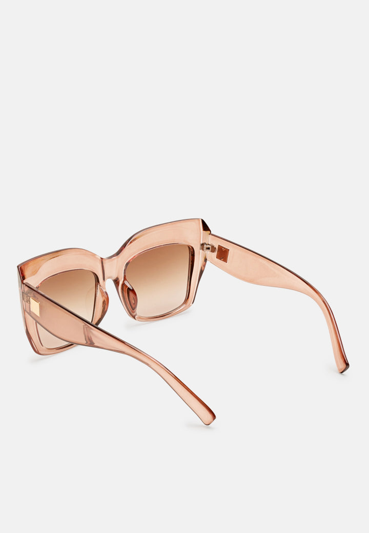 high gaze square framed sunglasses#color_tan