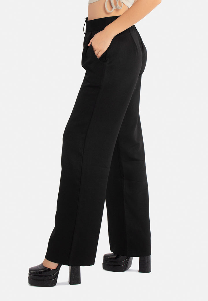 high waist flared pants by ruw#color_black