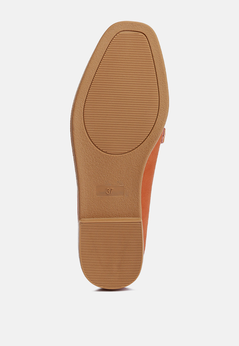 horsebit detail flat loafers by ruw#color_tan