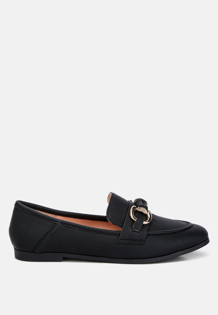 horsebit raffia loafers by ruw#color_black