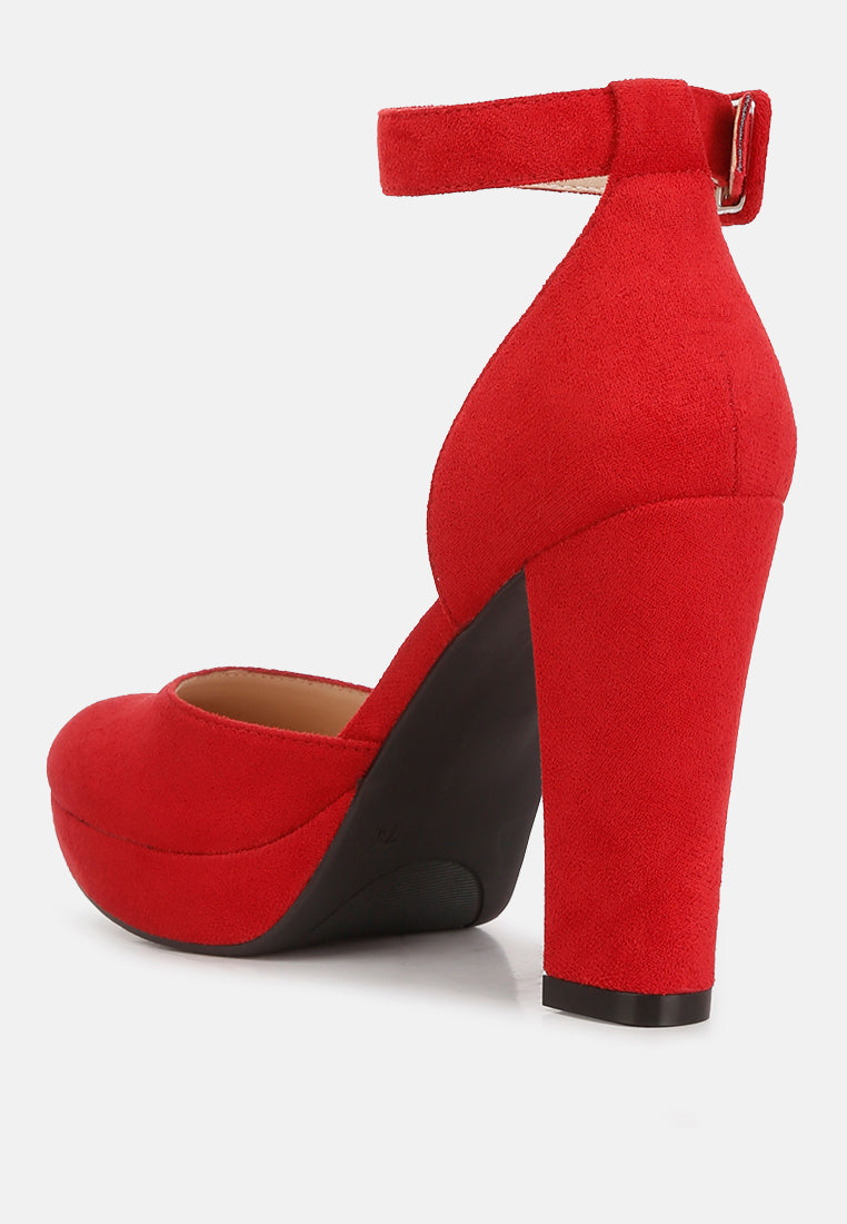 ankle strap platform heel sandals by ruw#color_red