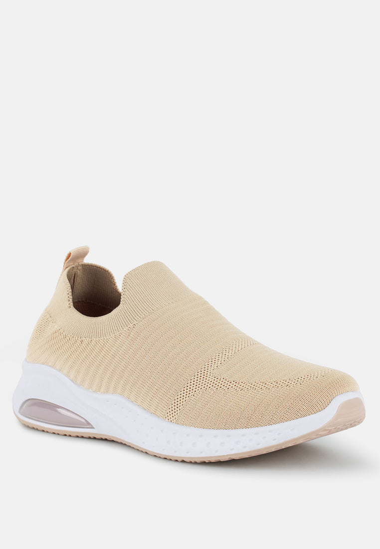 jafna knitted slip on sneakers by ruw#color_beige