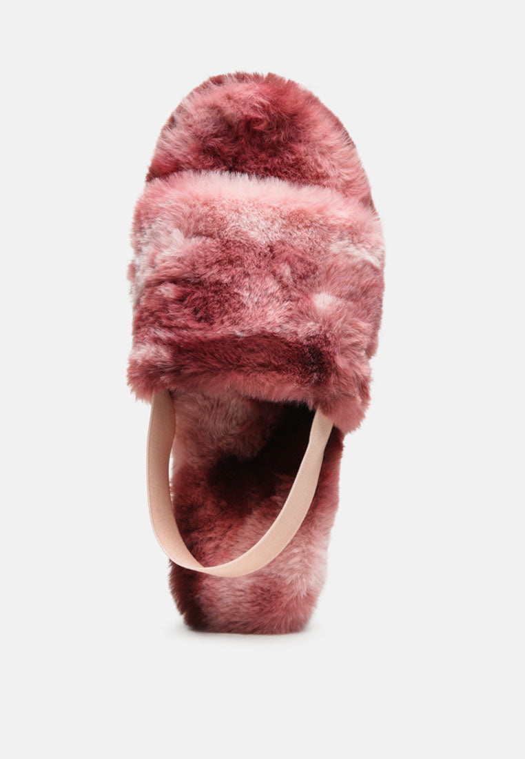 jamun slingback platform slides#color_burgundy