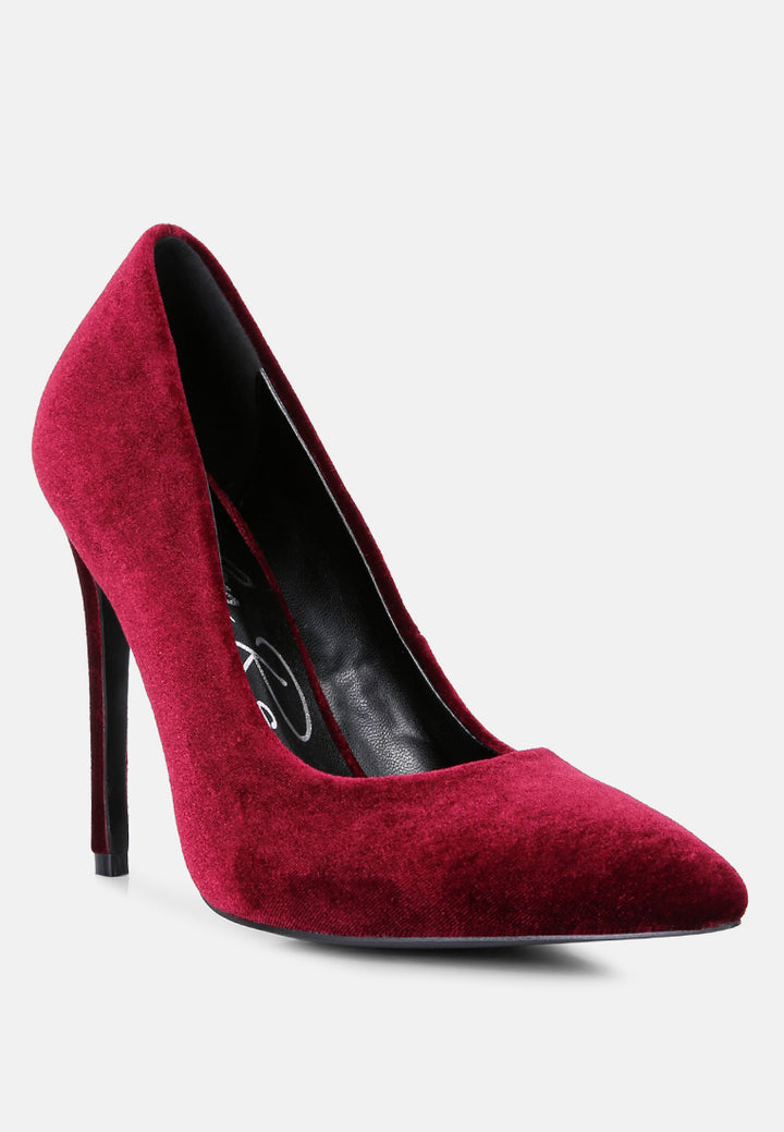 janessa velvet stiletto heel pumps by ruw#color_burgundy