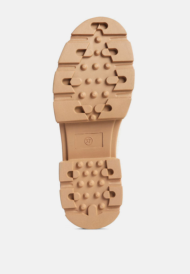 chunky platform heel loafers by ruw#color_beige