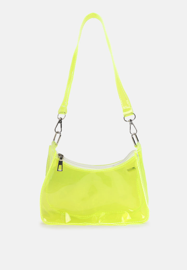 jelly baguette bag#color_green