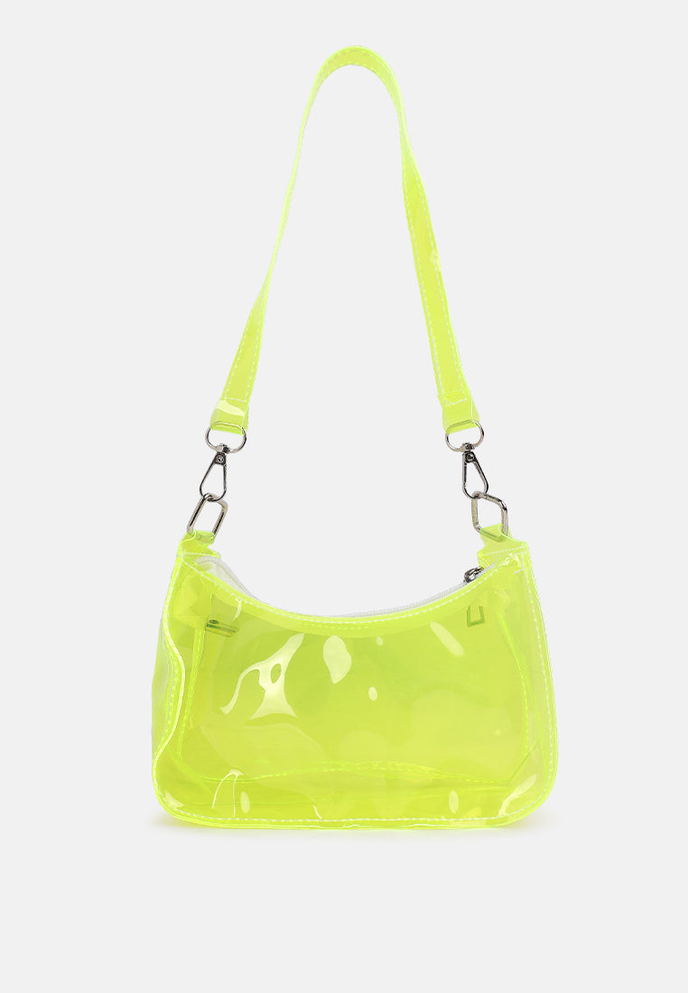 jelly baguette bag#color_green