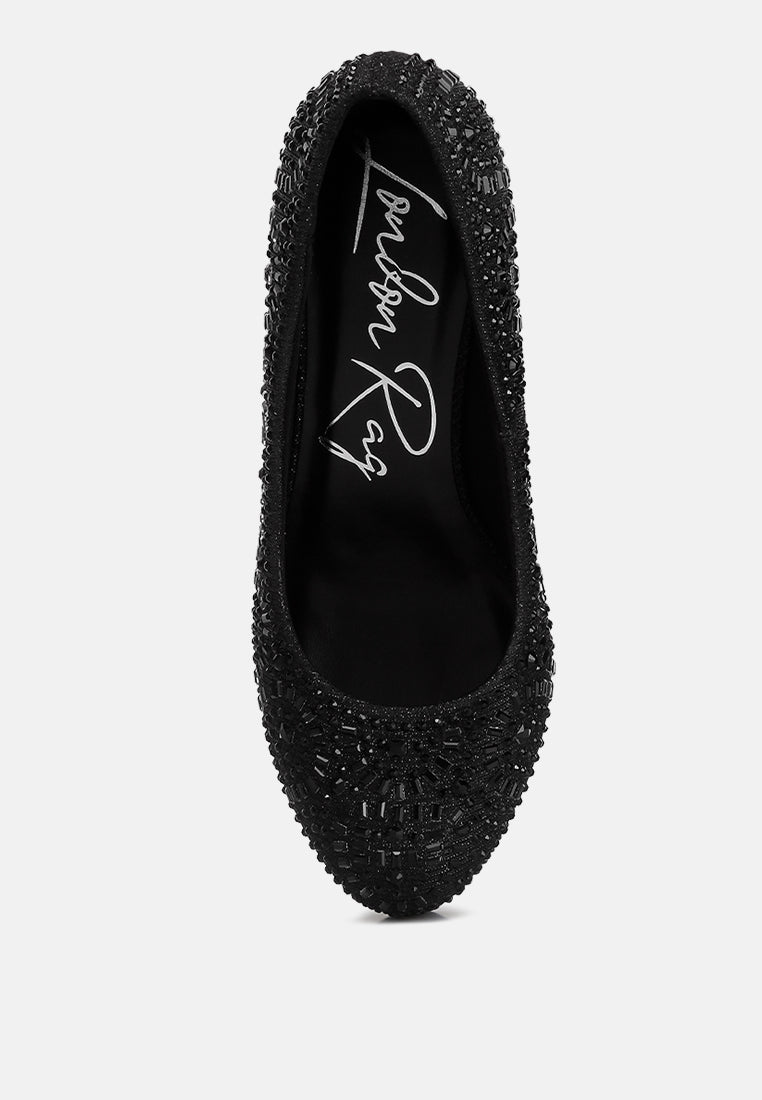 jolly exquisite rhinestone-embellished stiletto pumps#color_black