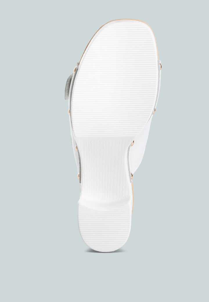 kenna dual buckle strap sandals#color_white