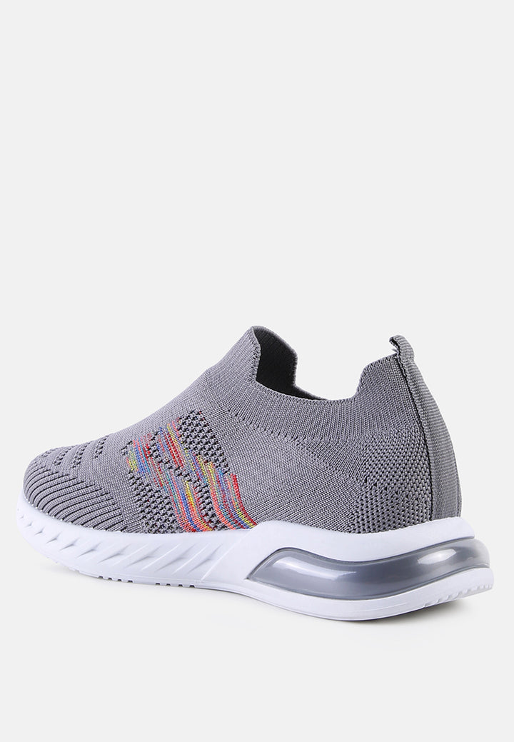 kids knitted shoes#color_grey