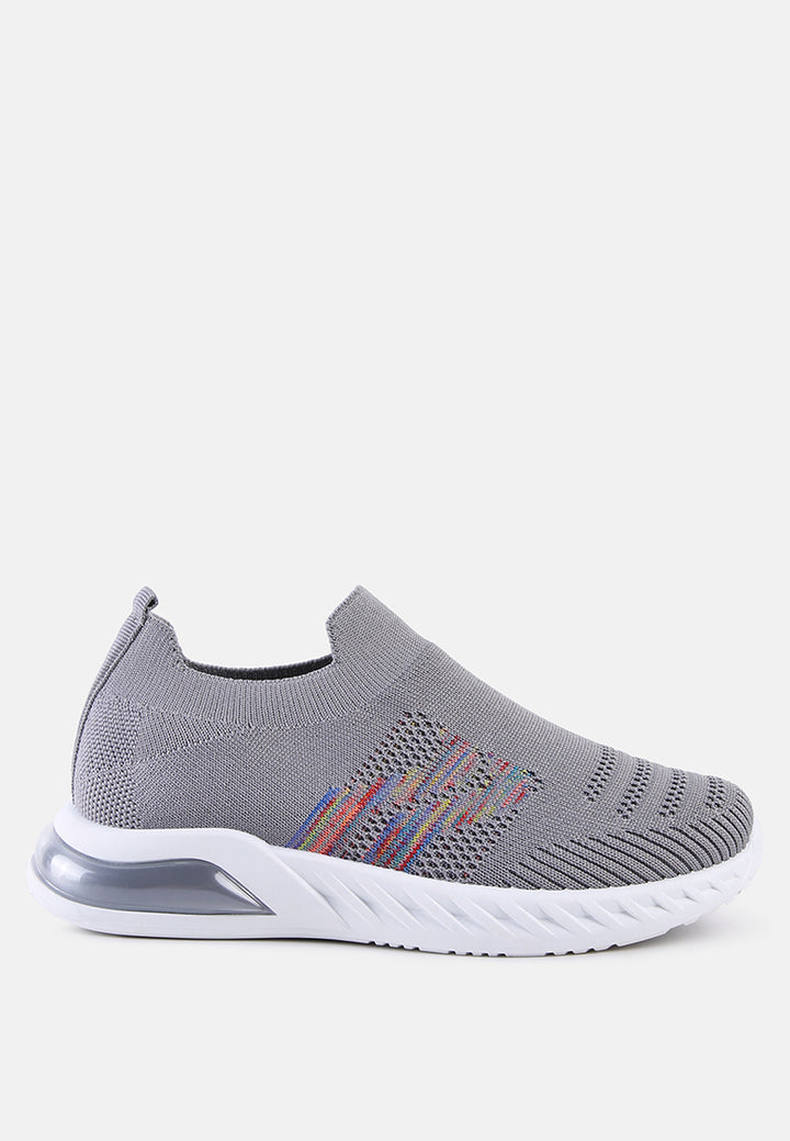 kids knitted shoes#color_grey