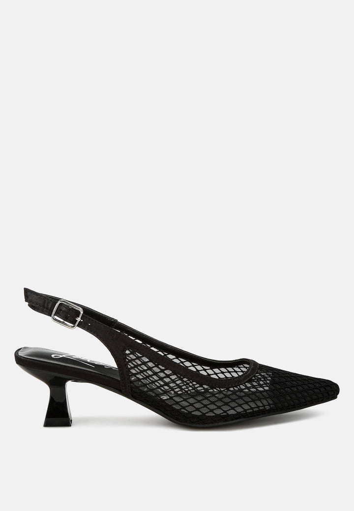 mesh-pointed mules by ruw#color_black