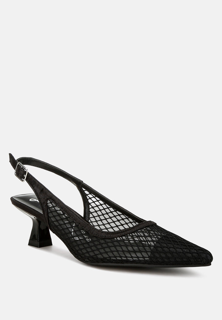 mesh-pointed mules by ruw#color_black