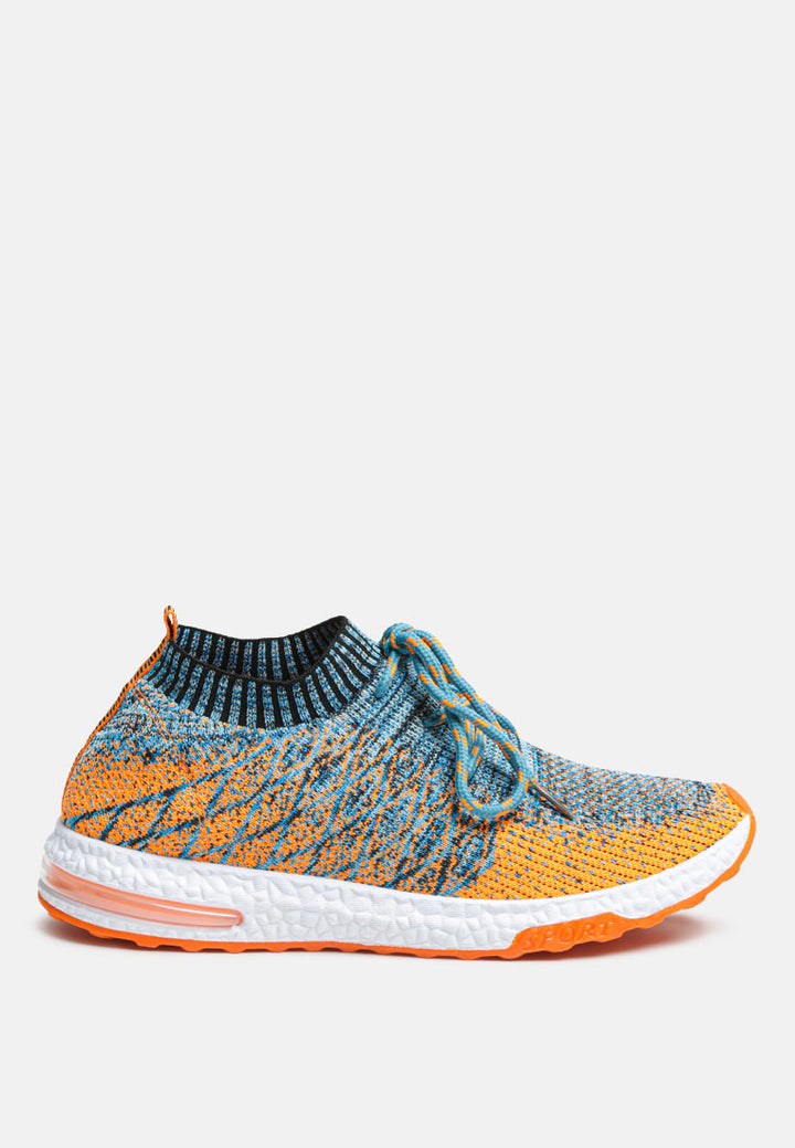 knit slip on trainers#color_colorful