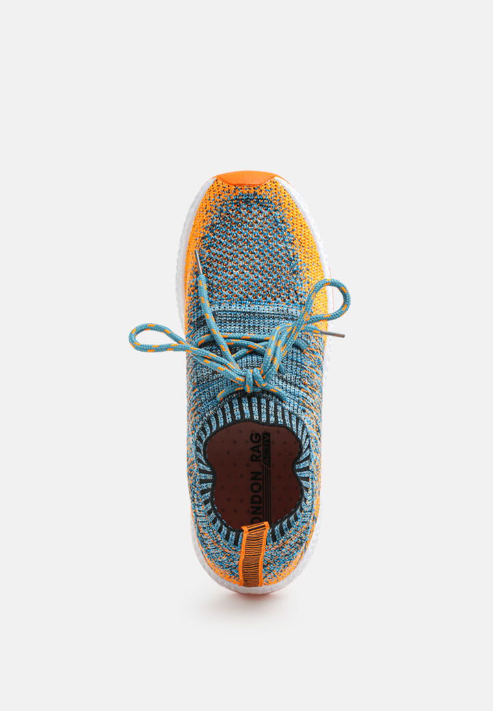 knit slip on trainers#color_colorful