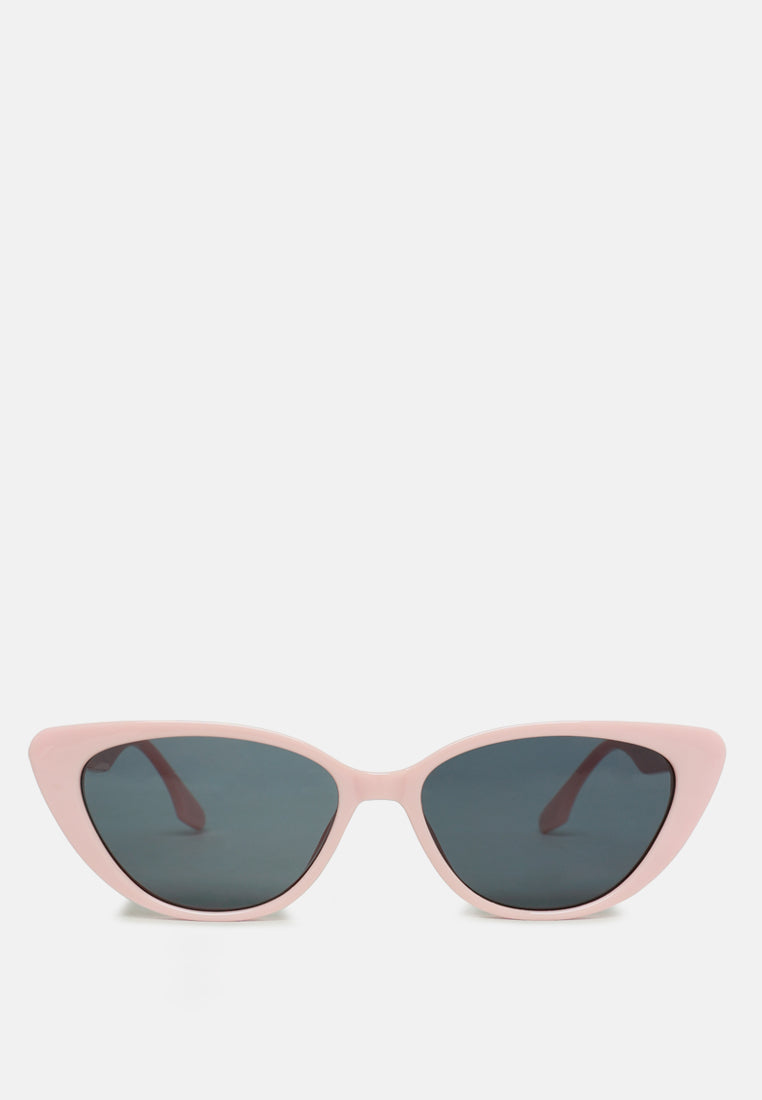 laid-back oval cat eye sunglasses#color_pink-grey