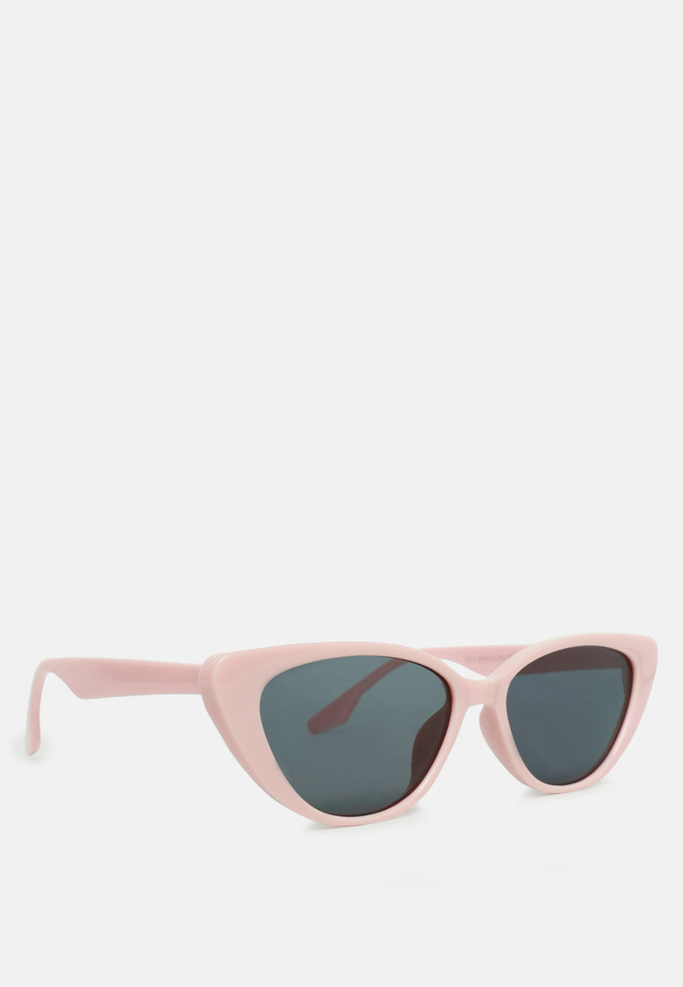 laid-back oval cat eye sunglasses#color_pink-grey