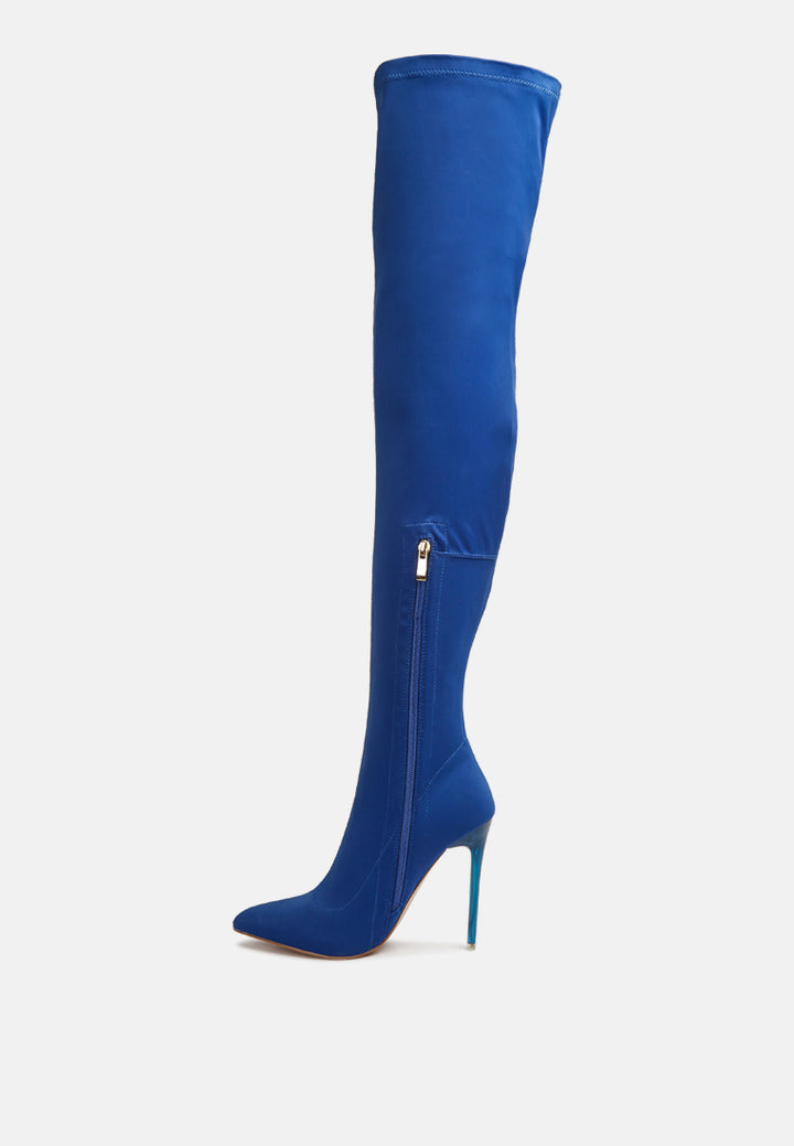 lolling long high heel boots by ruw#color_blue