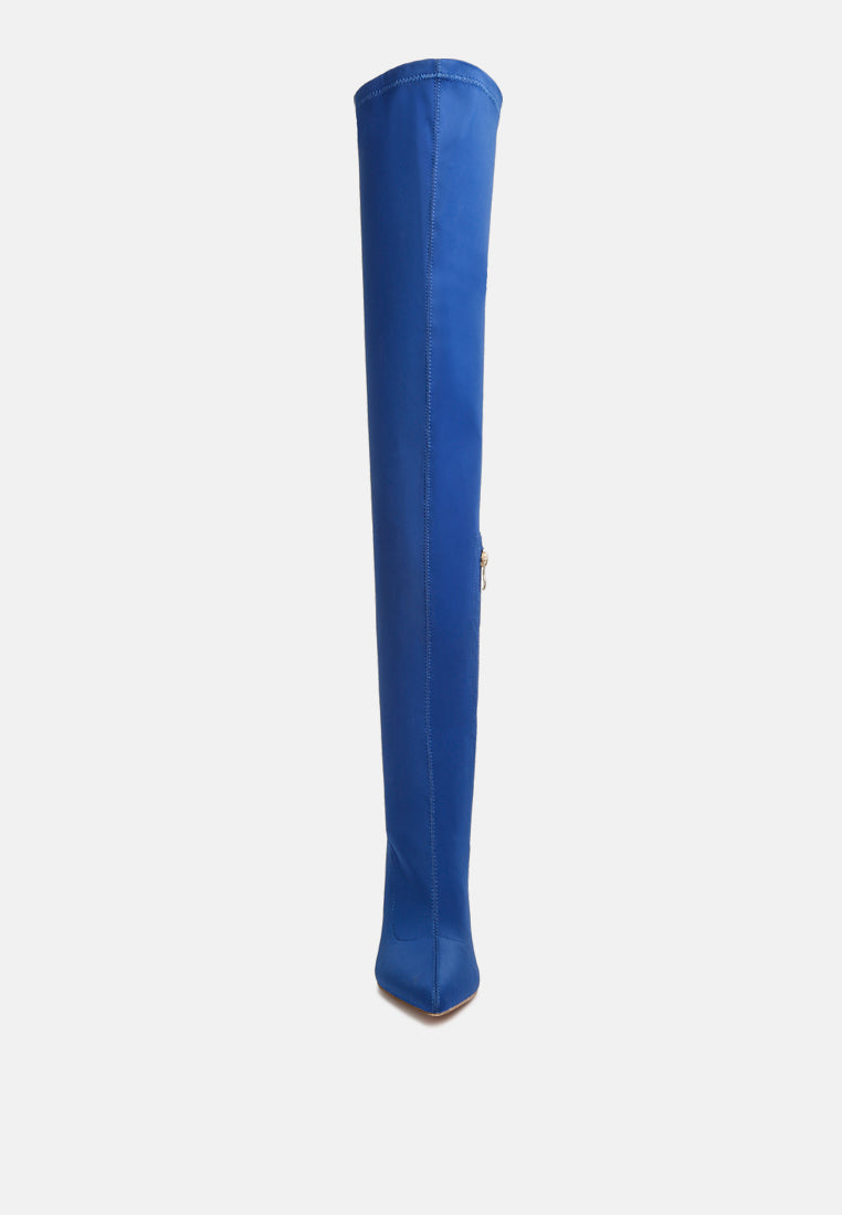 lolling long high heel boots by ruw#color_blue