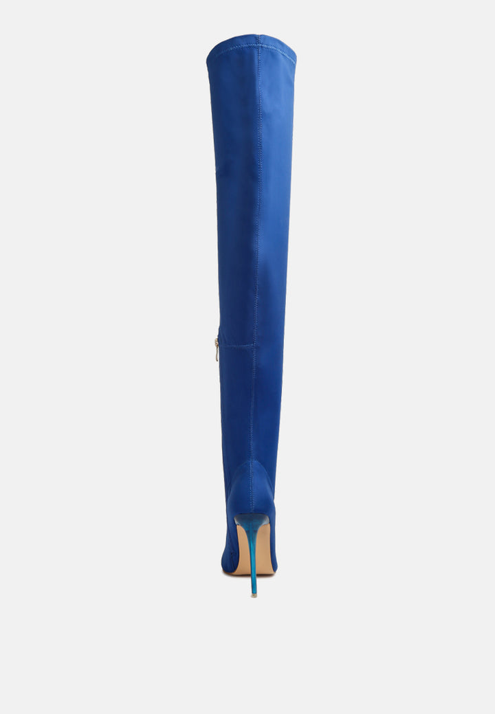 lolling long high heel boots by ruw#color_blue