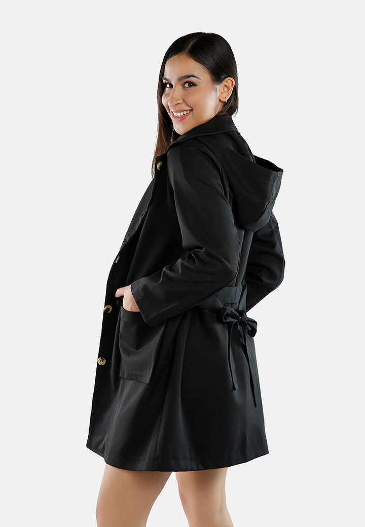 long belted shacket#color_black