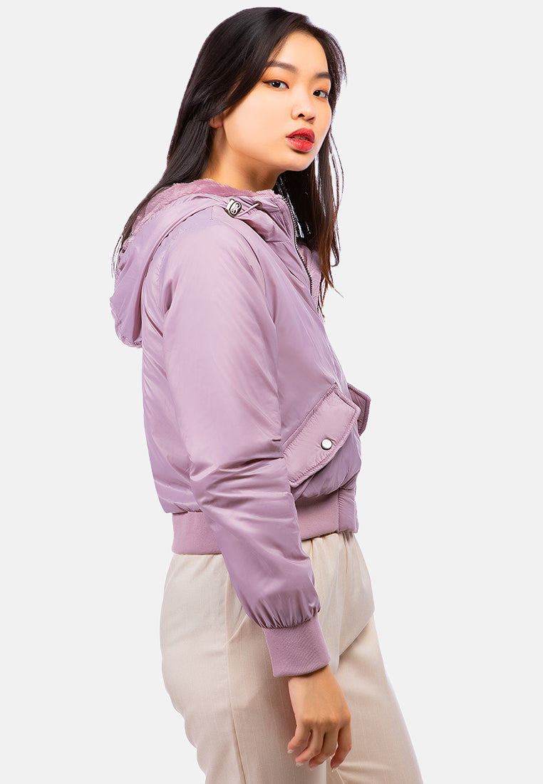 long sleeve hoodie puffer jacket#color_deep-lavender